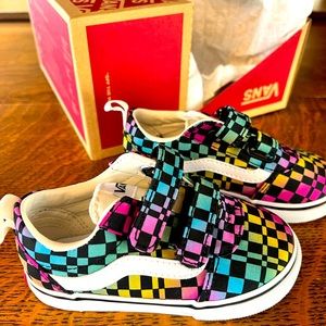 VANS TODDLER TRIPPY CHECKERBOARD MULTI